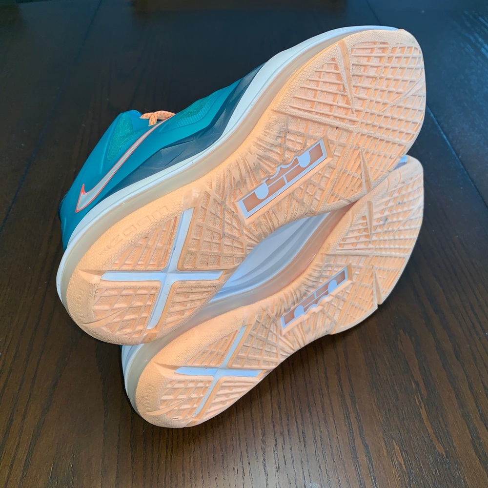 Nike Lebron X “Setting” (Dolphins) - Picture 4 of 4